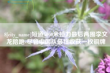 昆山短道5000米接力最后两圈李文龙陪跑-尽管中国队最终收获一枚铜牌