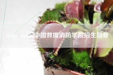昆山中国救援消防学院招生简章