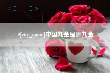 昆山中国九金是哪九金