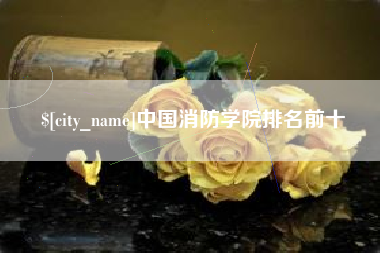 昆山中国消防学院排名前十