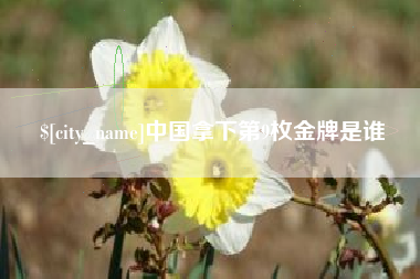 昆山中国拿下第9枚金牌是谁