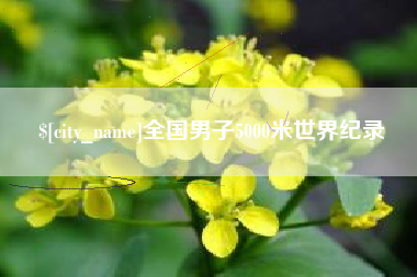 昆山全国男子5000米世界纪录