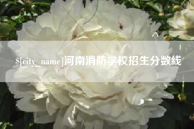昆山河南消防学校招生分数线