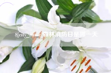 昆山森林消防日是哪一天