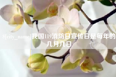 昆山我国119消防日宣传日是每年的几月几日