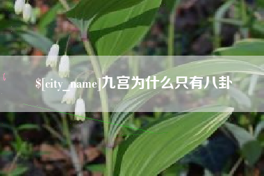 昆山九宫为什么只有八卦