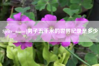 昆山男子五千米的世界纪录是多少