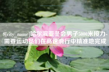 昆山哈尔滨亚冬会男子5000米接力-需要运动员们在高速滑行中精准地完成