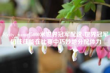 昆山5000米世界冠军配速-世界冠军们往往能在比赛中巧妙地分配体力
