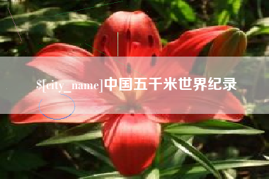 昆山中国五千米世界纪录