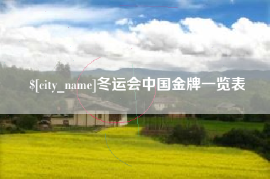 昆山冬运会中国金牌一览表