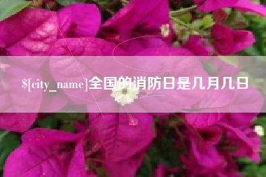 昆山全国的消防日是几月几日