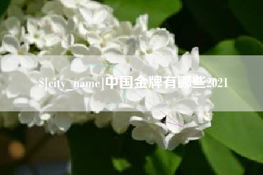 昆山中国金牌有哪些2021