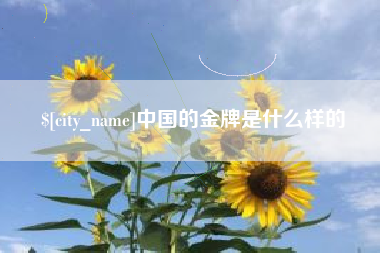 昆山中国的金牌是什么样的