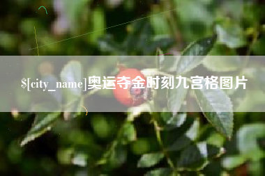 昆山奥运夺金时刻九宫格图片