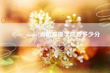 昆山消防救援学院要多少分